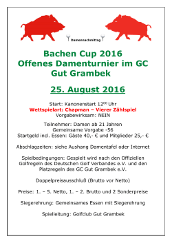 Grambeker Bachen Cup