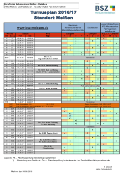 Turnusplan 2016-2017