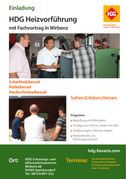 Heizvorführung Wirbenz