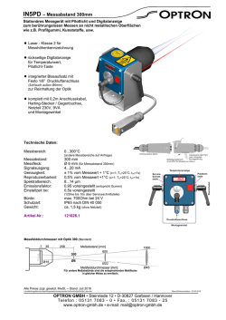 IN5PD &ndash; Messabstand 300mm