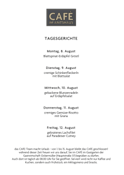 TAGESGERICHTE