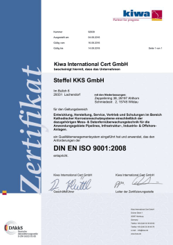 DIN EN ISO 9001:2008