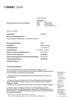 Interne Mitteilung