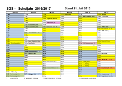 Terminplan für das Schuljahr 2016/17 (PDF