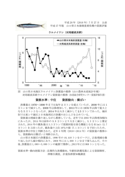 資源水準：中位 資源動向：横ばい