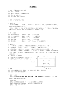 柔道競技 苗 字 チーム名