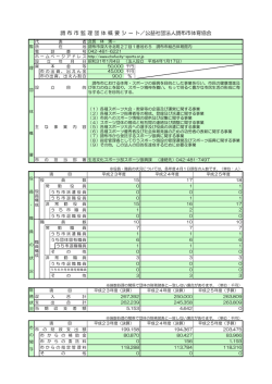 調 布 市 監 理 団 体 概 要 シ ー ト／公益社団法人調布市体育協会