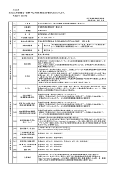 入札公告 次のとおり事後審査型一般競争入札（特別簡易型