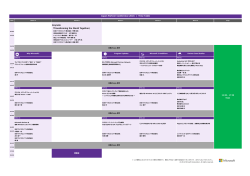 Japan Partner Conference 2016 | Time Table