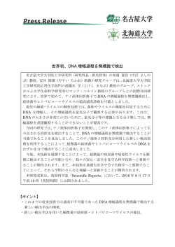 世界初、DNA 増幅過程を無標識で検出