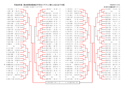 女子個人戦 - 埼玉県ソフトテニス連盟 中学校の部