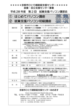 募集要項