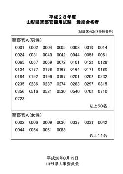 警察官A（男性） 0001 0002 0004 0005 0008 0010 0014 0024 0031