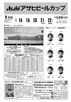 表・裏面862KB - ボートレース若松