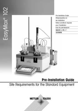 EasyMax Pre-Installation Guide