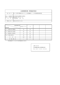 評価結果表.