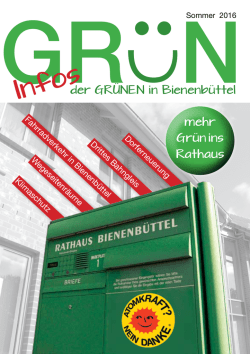 GRUEN-8seiten-8-2016 - Die Gr&uuml;nen Bienenb&uuml;ttel