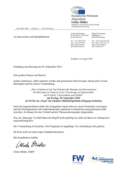 Informationen - Ulrike M&uuml;ller