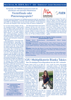 GJU-Multiplikatorin Bianka Takács