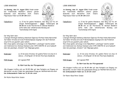 Handzettel - Pfarrgemeinde St.Michael, Waldbr&ouml;l
