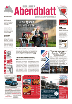 Hausaufgaben f&uuml;rHundehalter