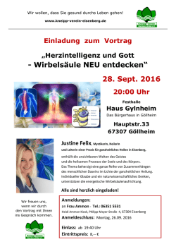 Herzintelligenz und Gott - Wirbels&auml;ule NEU entdecken