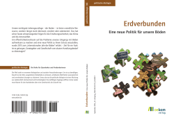 In: politische &ouml;kologie 146 - 2016: "Erdverbunden