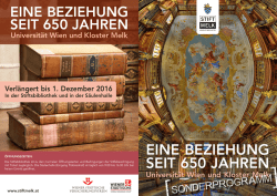 eine beziehung seit 650 jahren