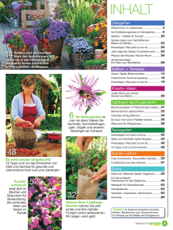 inhalt - Mein sch&ouml;ner Garten