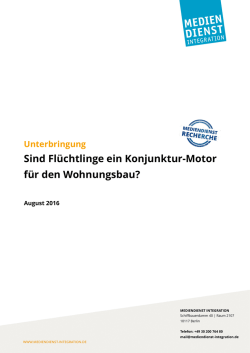informationspapier - Mediendienst Integration