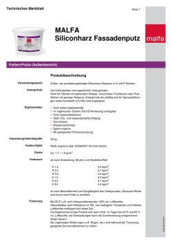 Technisches Merkblatt