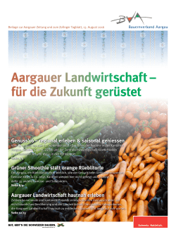 Tabloid "Aargauer Landwirtschaft