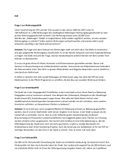 Antworten der FDP - Braunschweig Spiegel