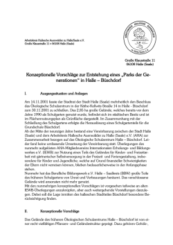 Grobkonzept Garten Halle Buschdorf