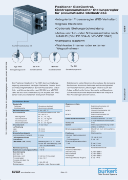 Integrierter Prozessregler (PID-Verhalten)