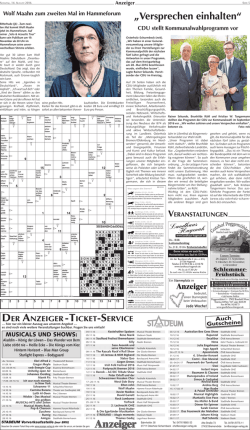 Osterholzer-Anzeiger vom 14. August 2016