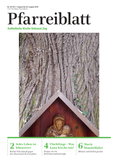 Nr. 33/34 - Pfarreiblatt
