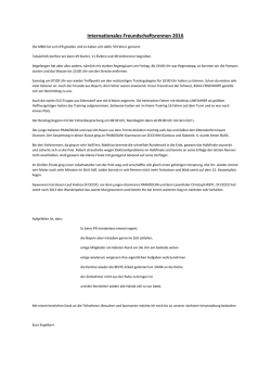 Internationales Freundschaftsrennen 2016