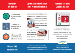 PDF. - Ausbildung in Frühdefibrillation und