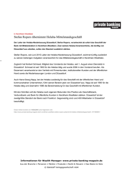 Stefan Ropers &uuml;bernimmt Helaba