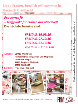 Frauencafè - in Paffrath / Hand