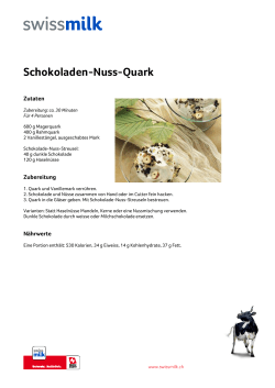 Schokoladen-Nuss-Quark
