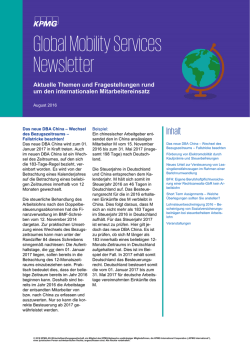 GMS Newsletter August 2016