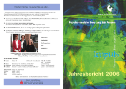Jahresbericht 2006