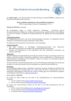 Im Projekt WegE an der Otto-Friedrich
