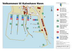 Kort over Kalvehave Havn