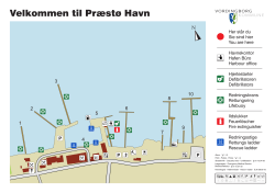 Kort over Præstø Havn