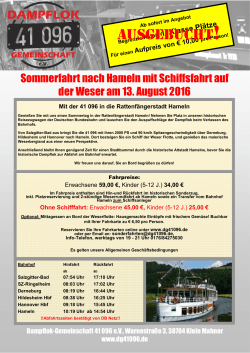 Flyer (PDF-Datei, Stand 21.07.2016) - Dampflok