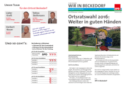 Beckedorf - SPD-Ortsverein Schwanewede