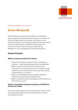 Grüne Wirtschaft